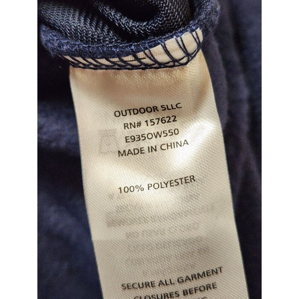Eddie Bauer Kids Polar Fleece Jacket Medium 7/8 Peacoat Blue NWT - Picture 6 of 6